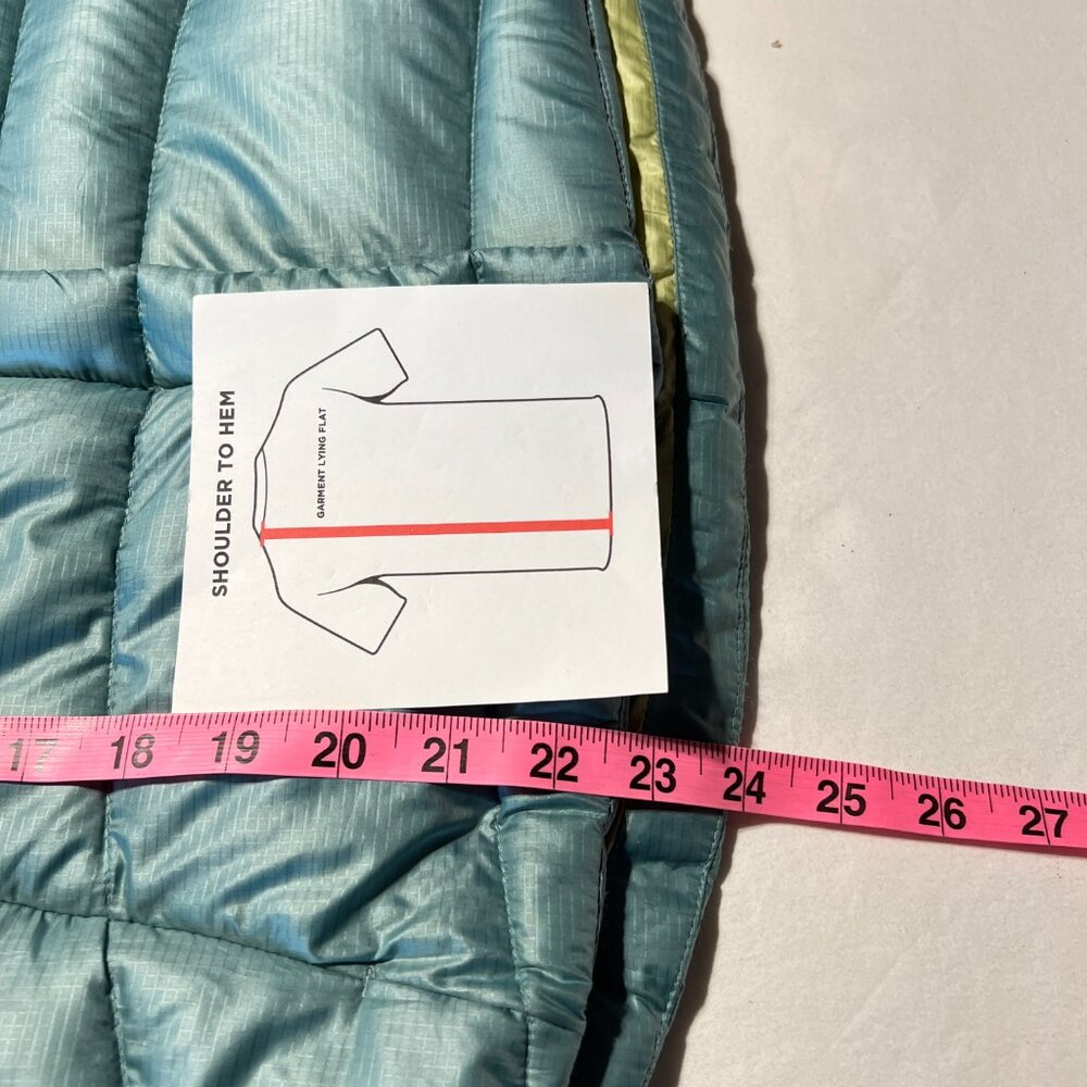 Eddie Bauer Premium Goose Down Puffer Vest – Teal | M Quiet‑lux warmth • Outdoor - Picture 8 of 8